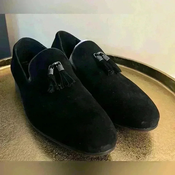 ALDO Boomer Pillow Walk Suede Tassel Loafer in Black - Picture 3 of 11
